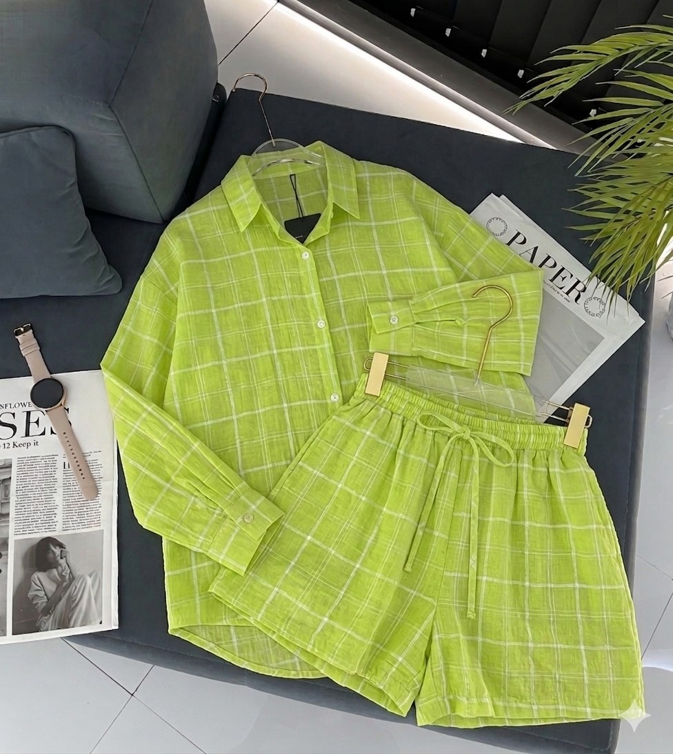 костюм с юбкой и рубашкой,пижама в клетку,клетчатая пижама,костюм женский,пижама женская