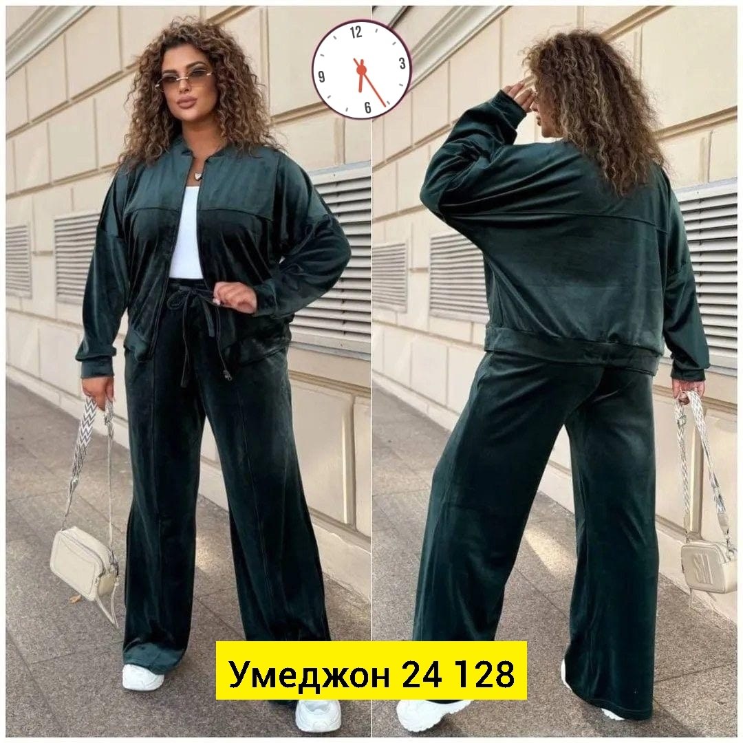 велюровый костюм больших размеров ltmoda,велюровый спортивный костюм тройка,спортивные костюмы женские,костюм двойка велюр,спортивные костюм