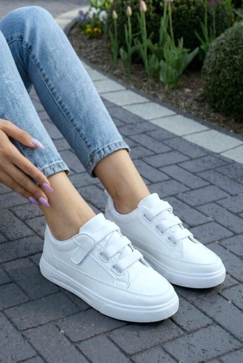 ,кроссовки женские,кроссовки на липучках женские,белые кроссовки,женские белые кроссовки
