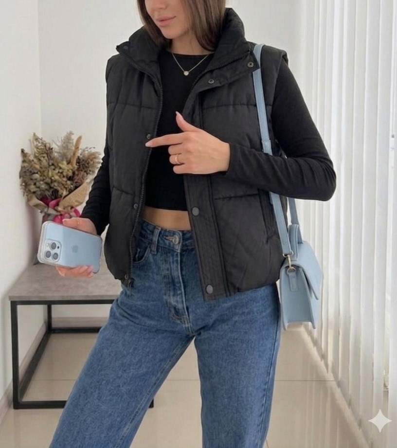 жилетка женская,жилет женский,жилет утепленный женский,жилетка демисезонная,жилет на синтепоне
