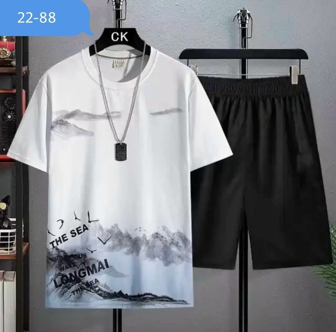 комплект одежды для мужчин,костюм спортивный мужской,комплект с футболками,мужской летний комплект,футболка и шорты комплект