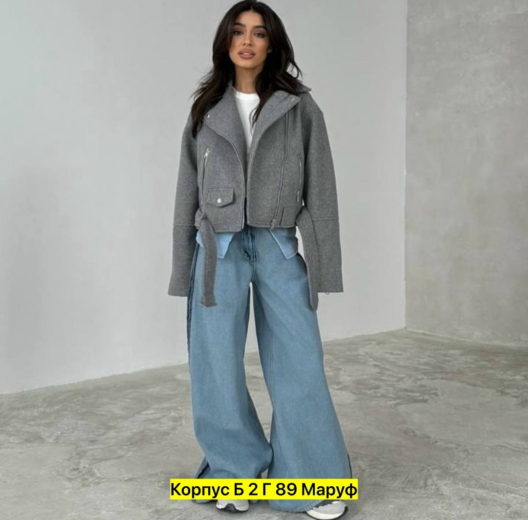 куртка косуха из пальтовой ткани,куртка женская серая,куртка косуха женская,пальто косуха,верхняя одежда - косуха из пальтовой ткани арт. 11933666