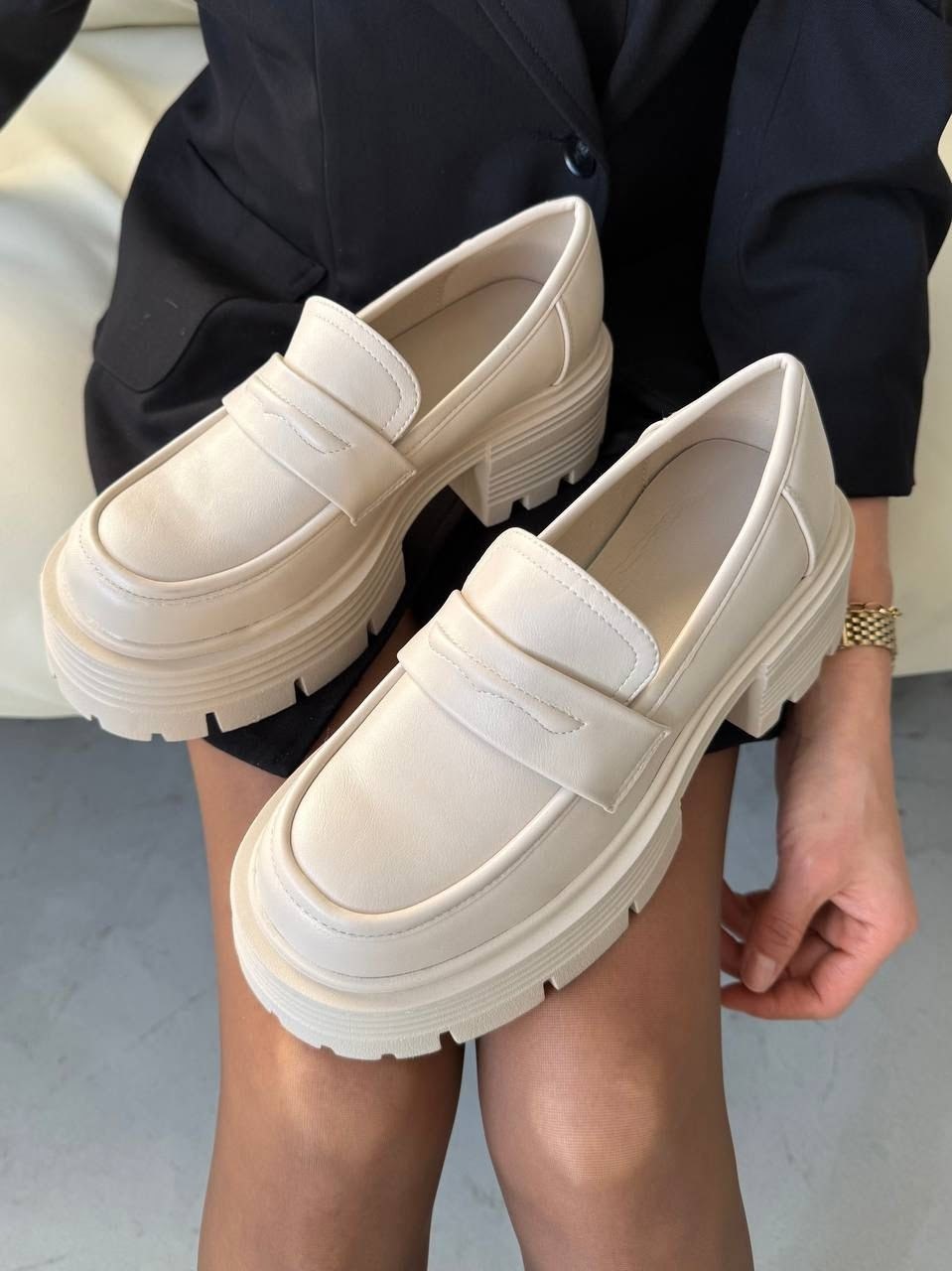 женские лоферы,лоферы,женские черные лоферы на толстой подошве,,лоферы женские на платформе