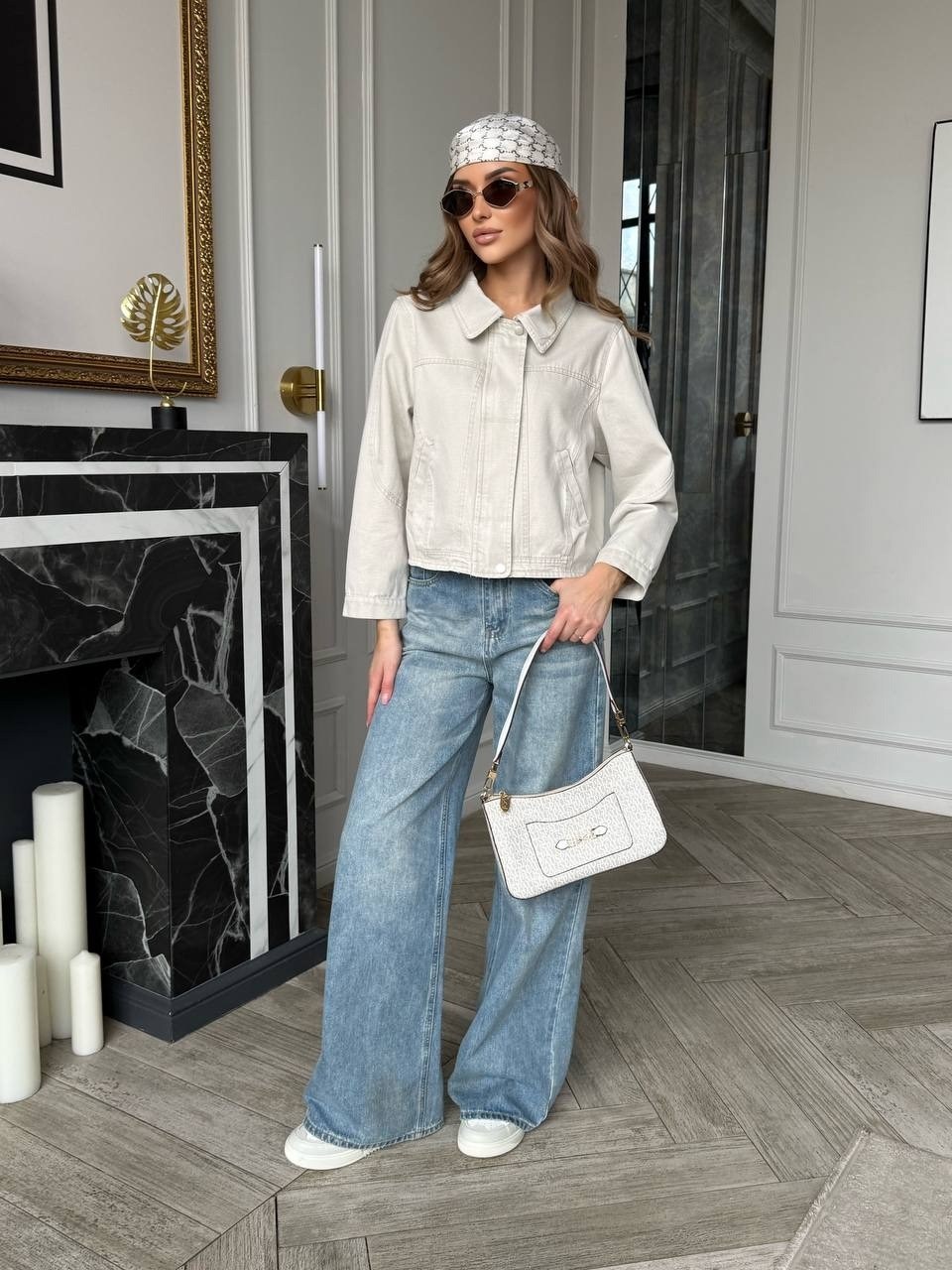 куртка стильная,куртка джинсовая,белая джинсовая куртка,легкая куртка,куртка джинсовая женская