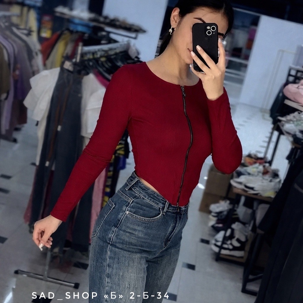 стильная кофта,кофта женская,zipper design slit long sleeve crop top,кофта лапша,кроп топ