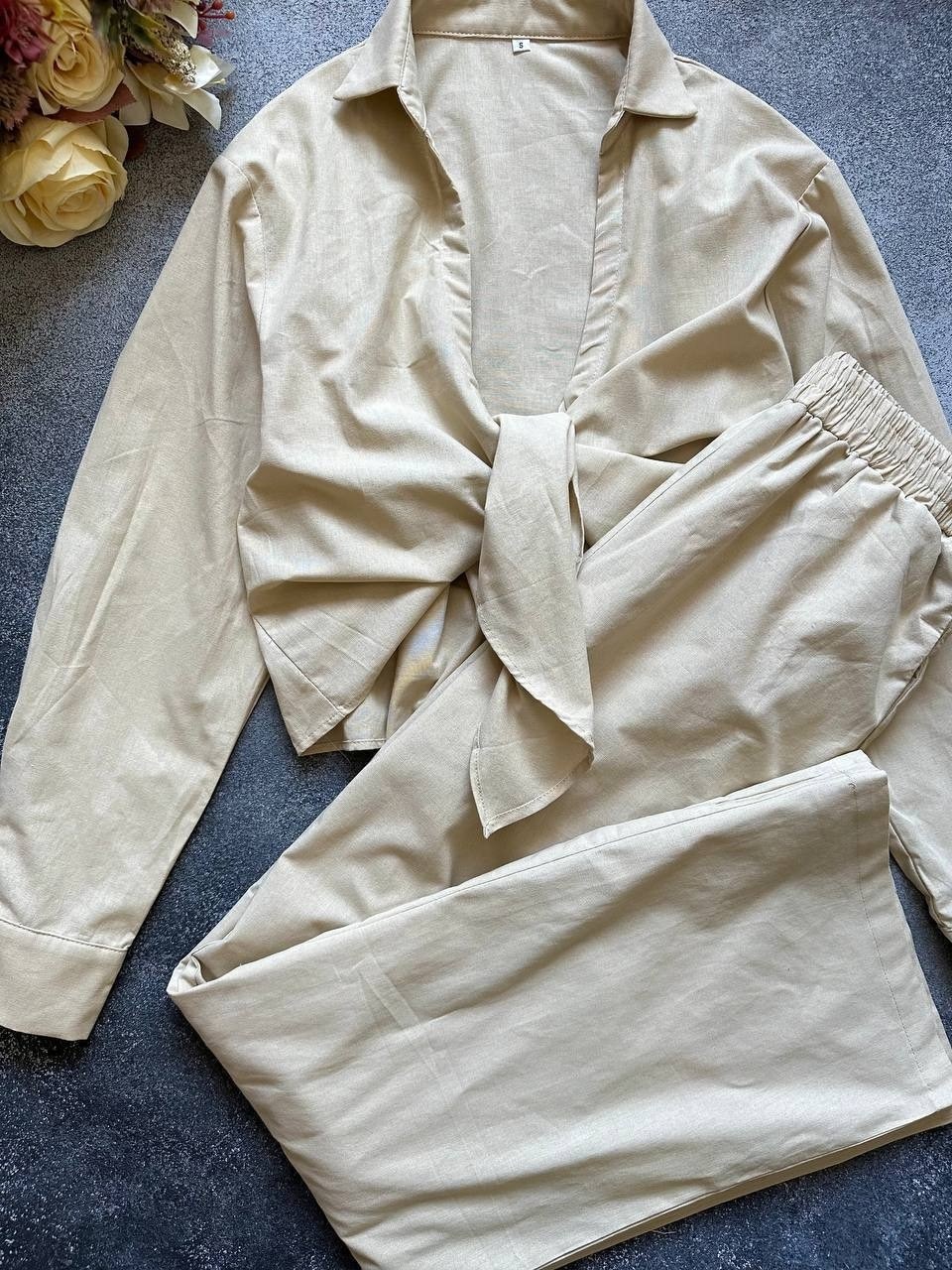 хлопковый костюм,женский костюм летний,брючный костюм летний,костюм с брюками,костюм женский льняной