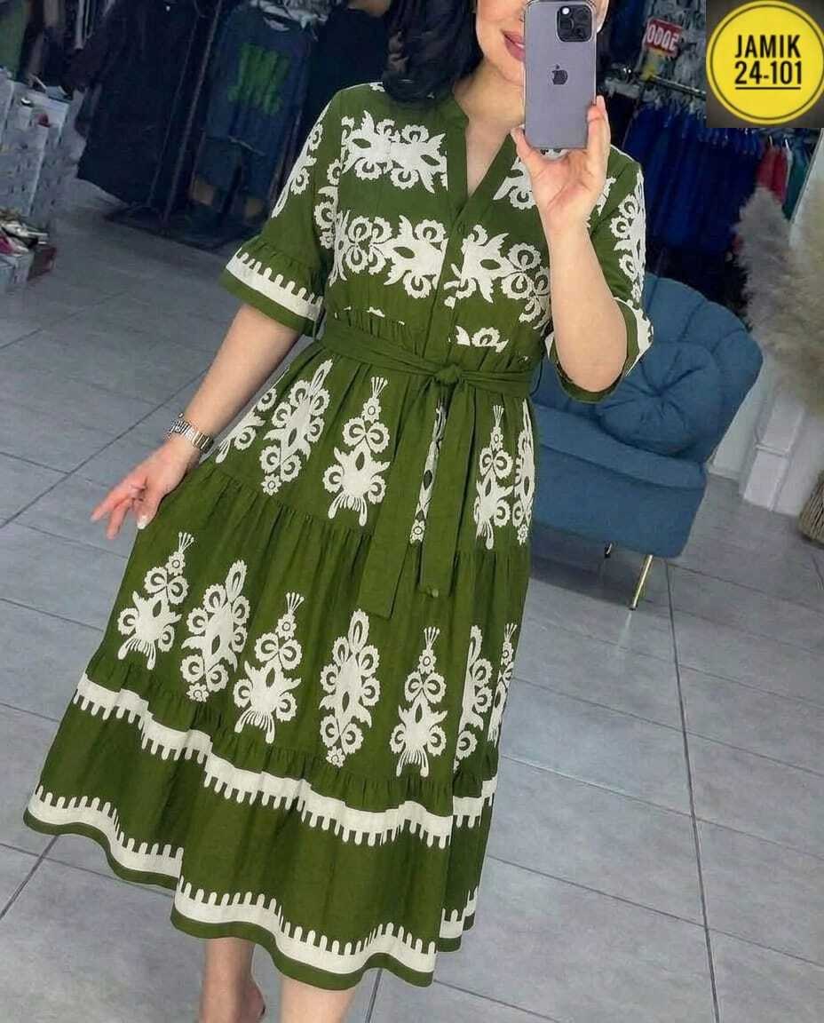 платье миди из вискозы с длинными рукавами yumi синий,платье джинс,платья,модное платье,летнее женское платье