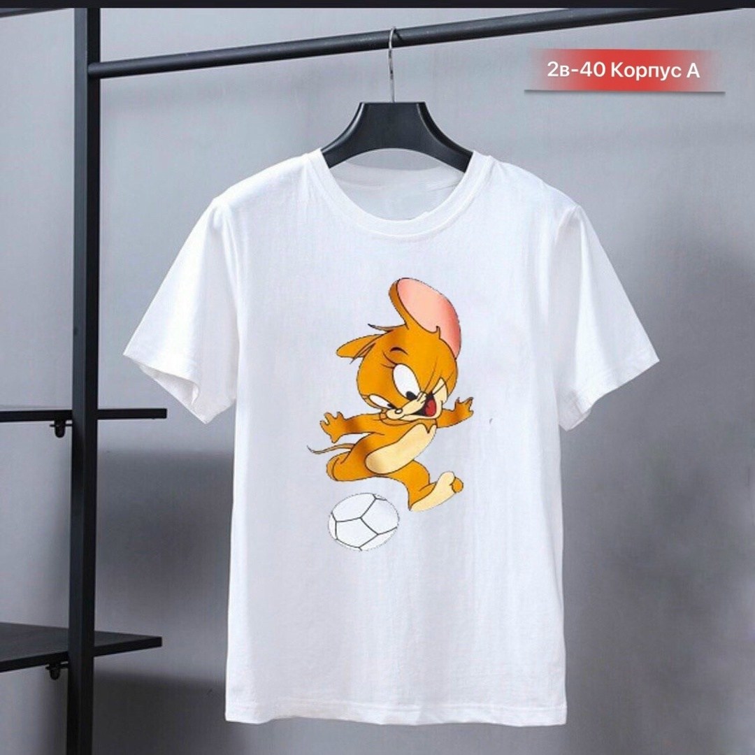 футболка том и джерри,футболка с принтом том и джерри,футболки женская,футболка женская том и джерри,блузка женская