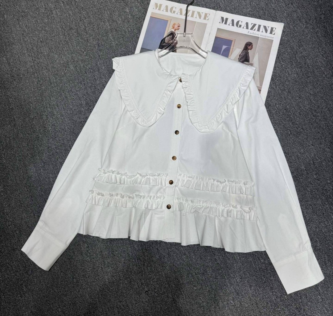 блузка с оборками,рубашка с оборками,рубашка с рюшами,модная блузка,женская рубашка с длинными рукавами