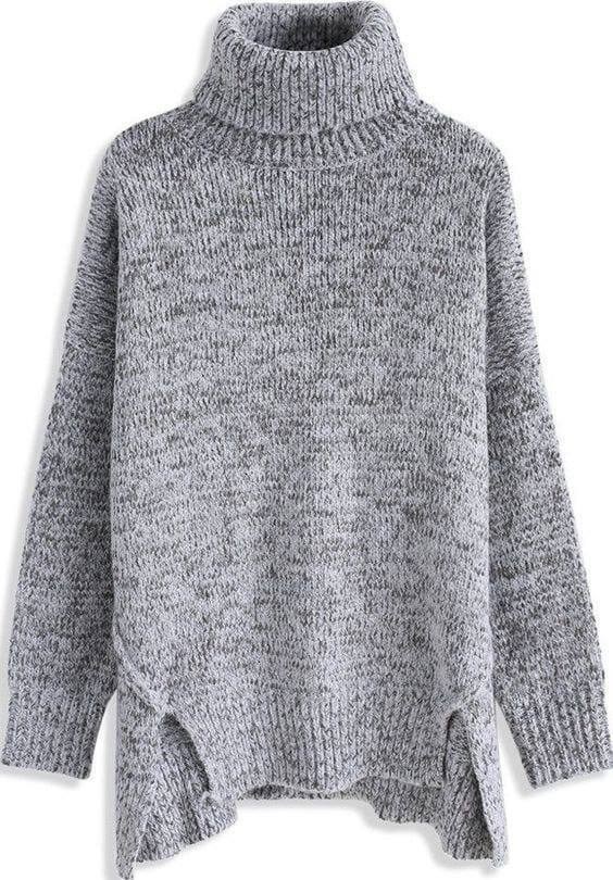 стильный свитер,гигантский свитер,свитер с высоким воротником,модные свитера,свитер свободный