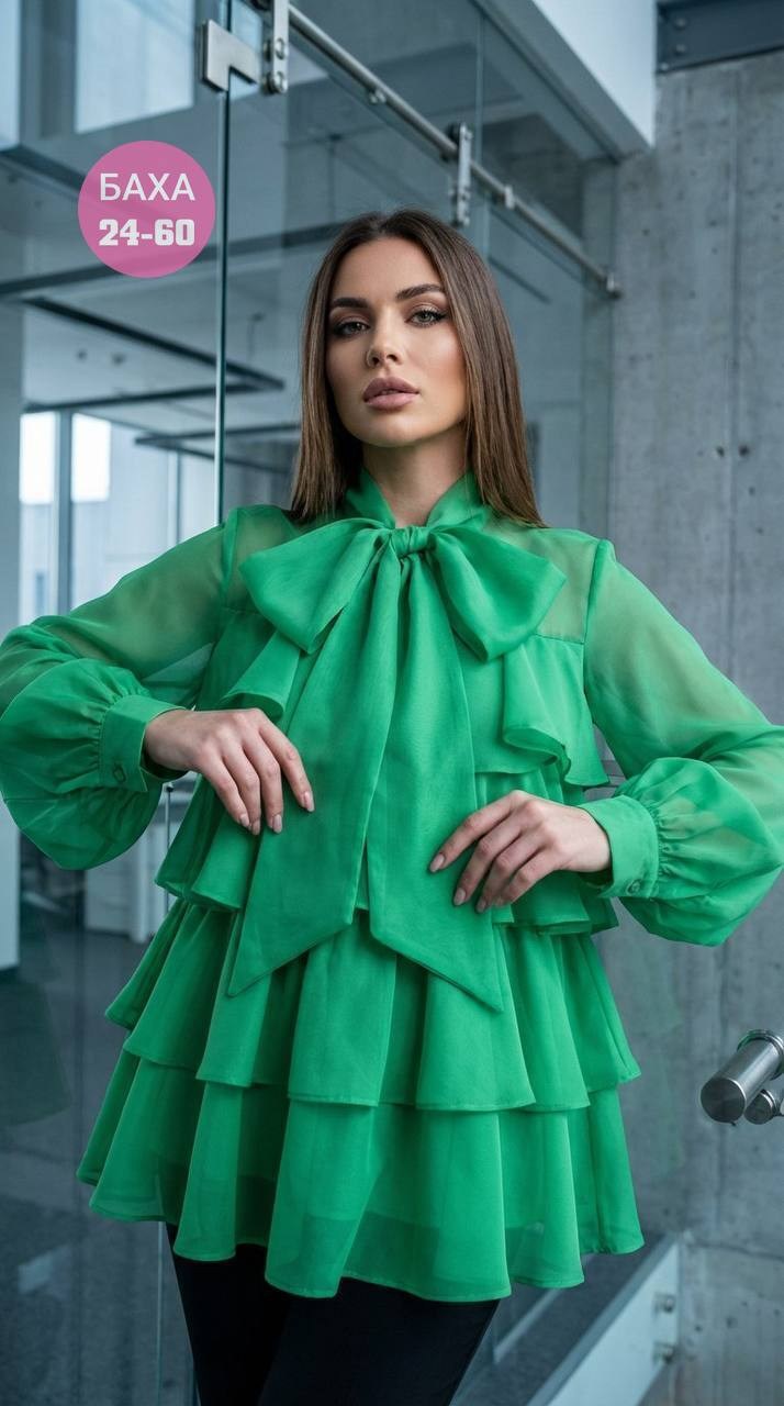 блузка с бантом,блузка шифоновая,блузка нарядная,блузка из шифона,блузка из органзы