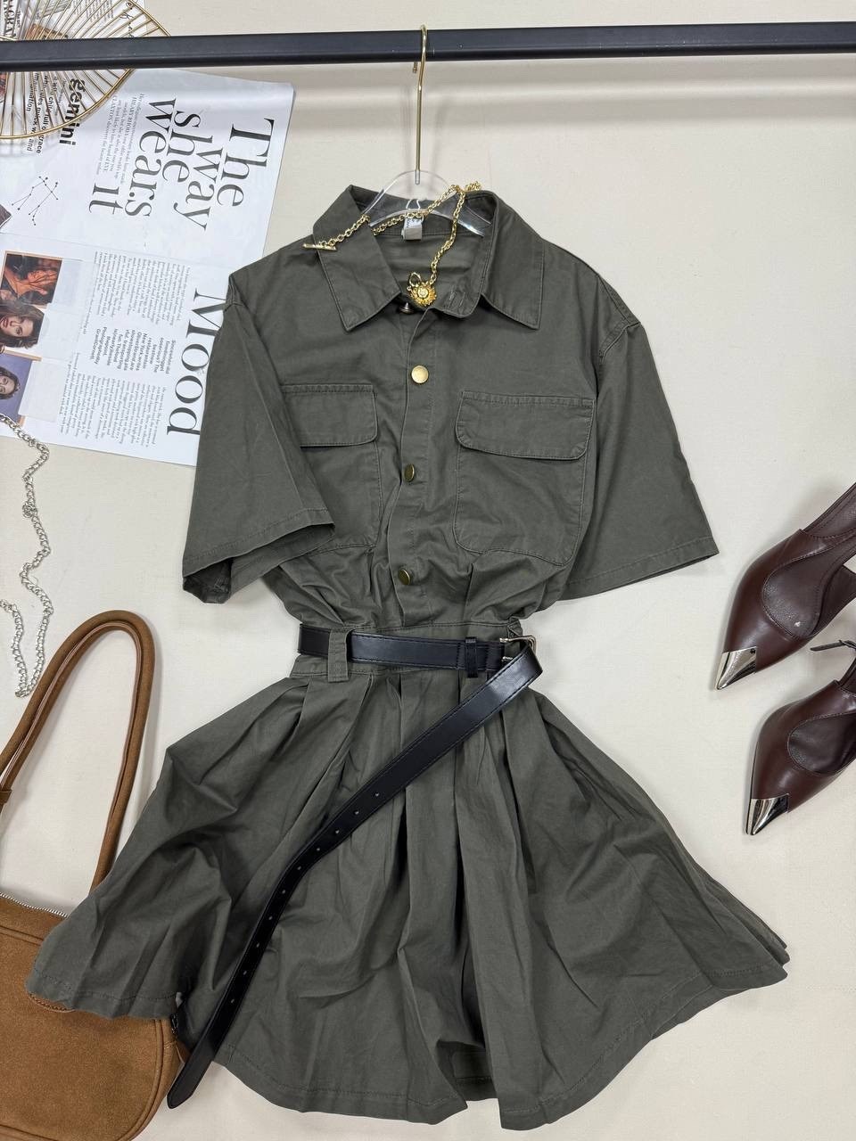 платье женской,платье в стиле милитари,платье в стиле,оригинальное платье,платье рубашка