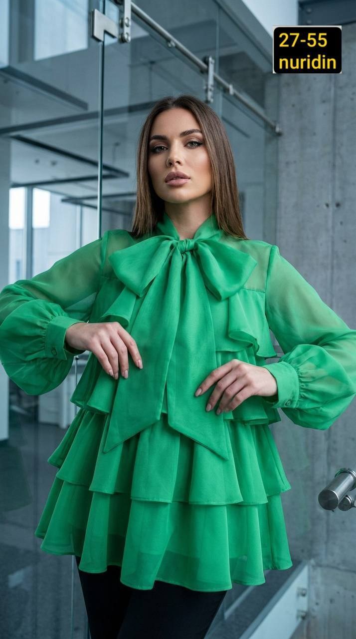 блузка нарядная,блузка бант,блузка прозрачная из органзы,блузка из органзы,блузка женская