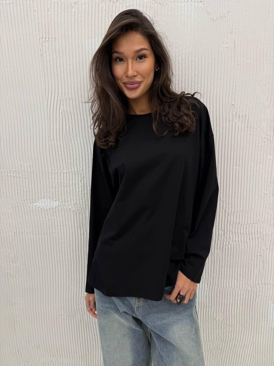 лонгслив оверсайз хлопок change! цвет коричневый,лонгслив женский оверсайз с длинными рукавами,лонгслив женский оверсайз,лонгслив оверсайз,лонгслив оверсайз хлопок