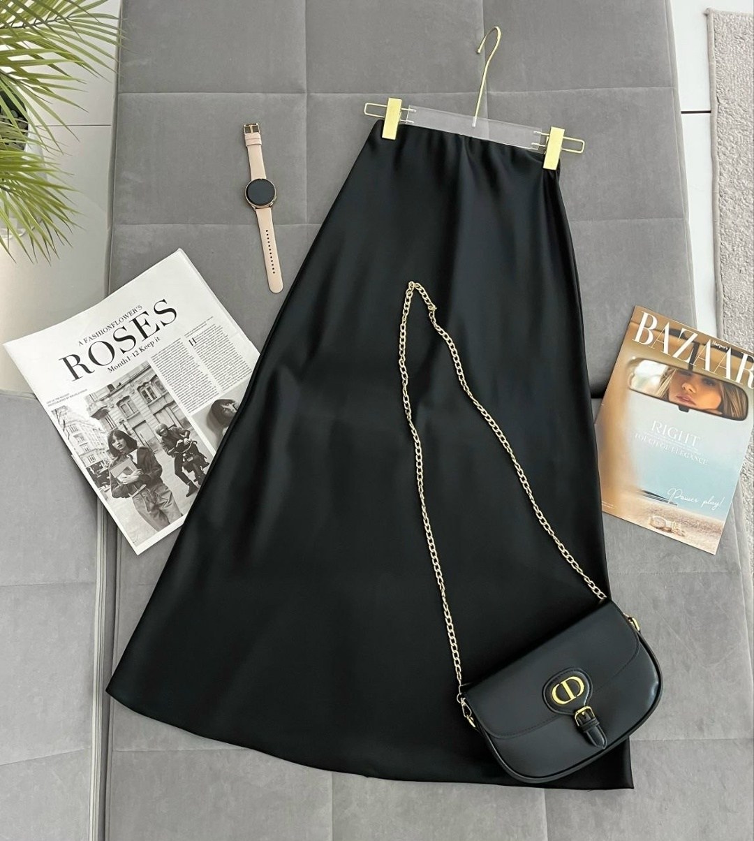 атласная юбка миди,атласная юбка,юбка миди,атласная коричневая юбка,юбка