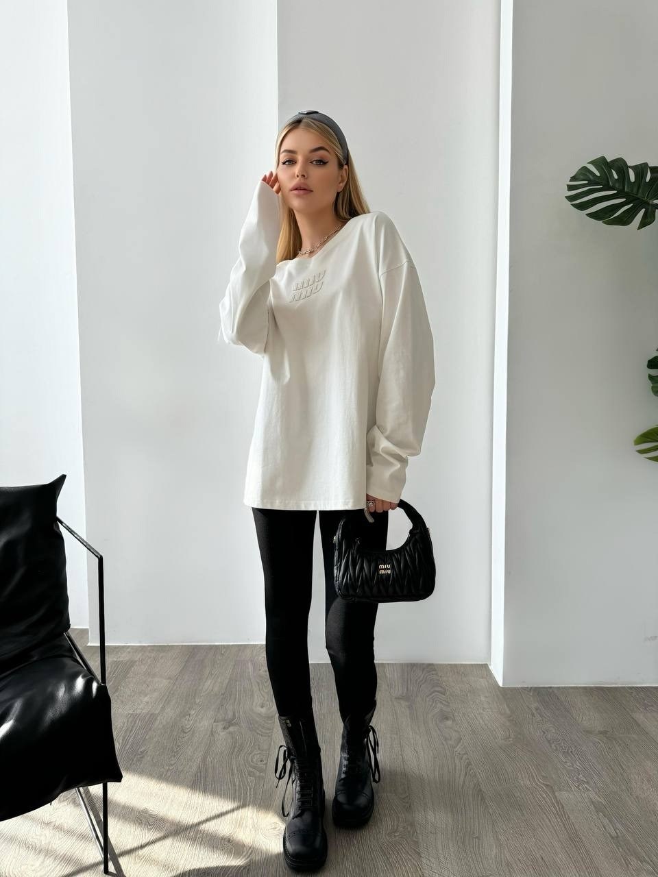 кофта женская,лонгслив оверсайз,толстовки свитшот,свитшот модный,комплект джемпер