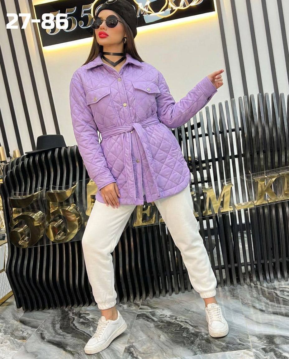 куртка женская,куртка-рубашка женская стеганая,стеганая куртка,демисезонная куртка,демисезонная куртка женская