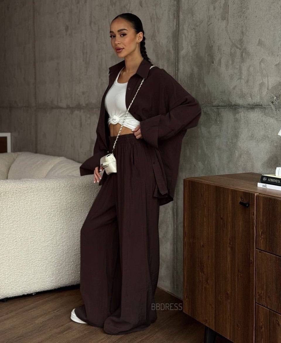брючный костюм,брюки палаццо,широкие брюки,костюм брючный женский