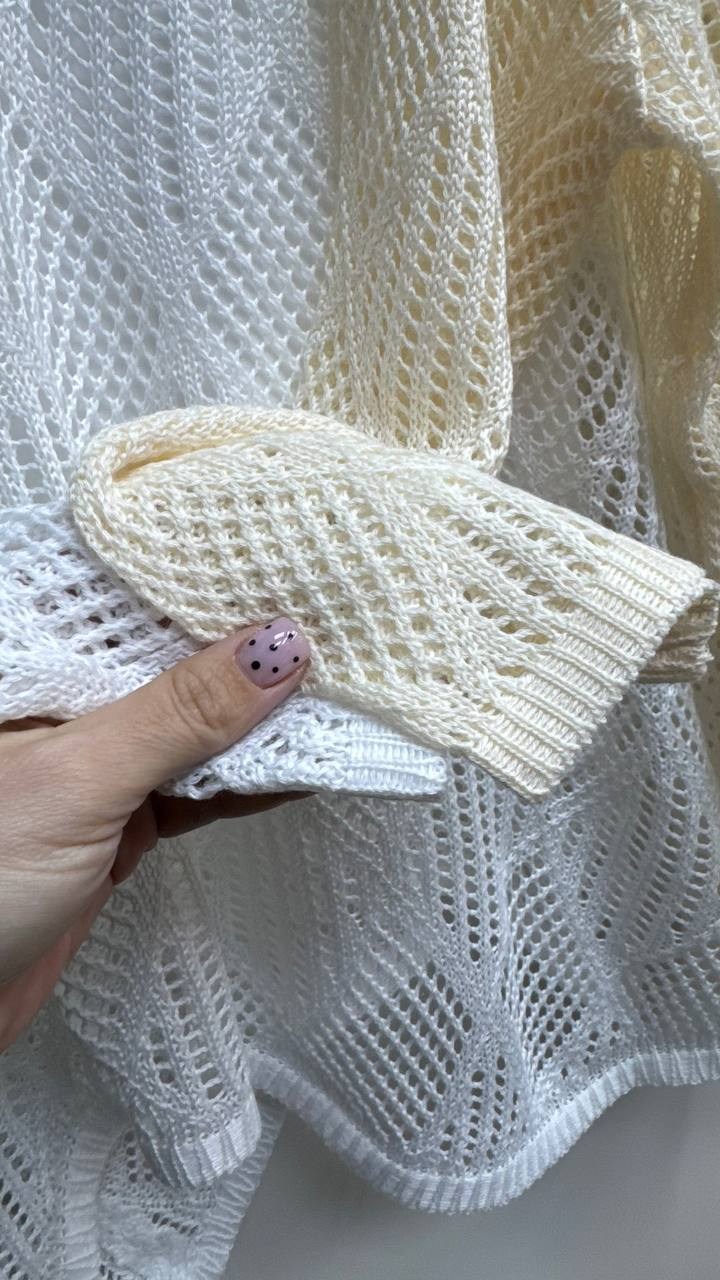 ажурный кардиган,вязаная туника,кардиган сетка,блузка вязаная,вязаная шаль