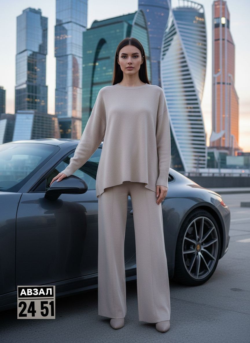 костюм женский,брючный костюм из кашемира женский,костюм женский с брюками палаццо,брючный трикотажный костюм,трикотажный костюм вязка с брюками miss diva