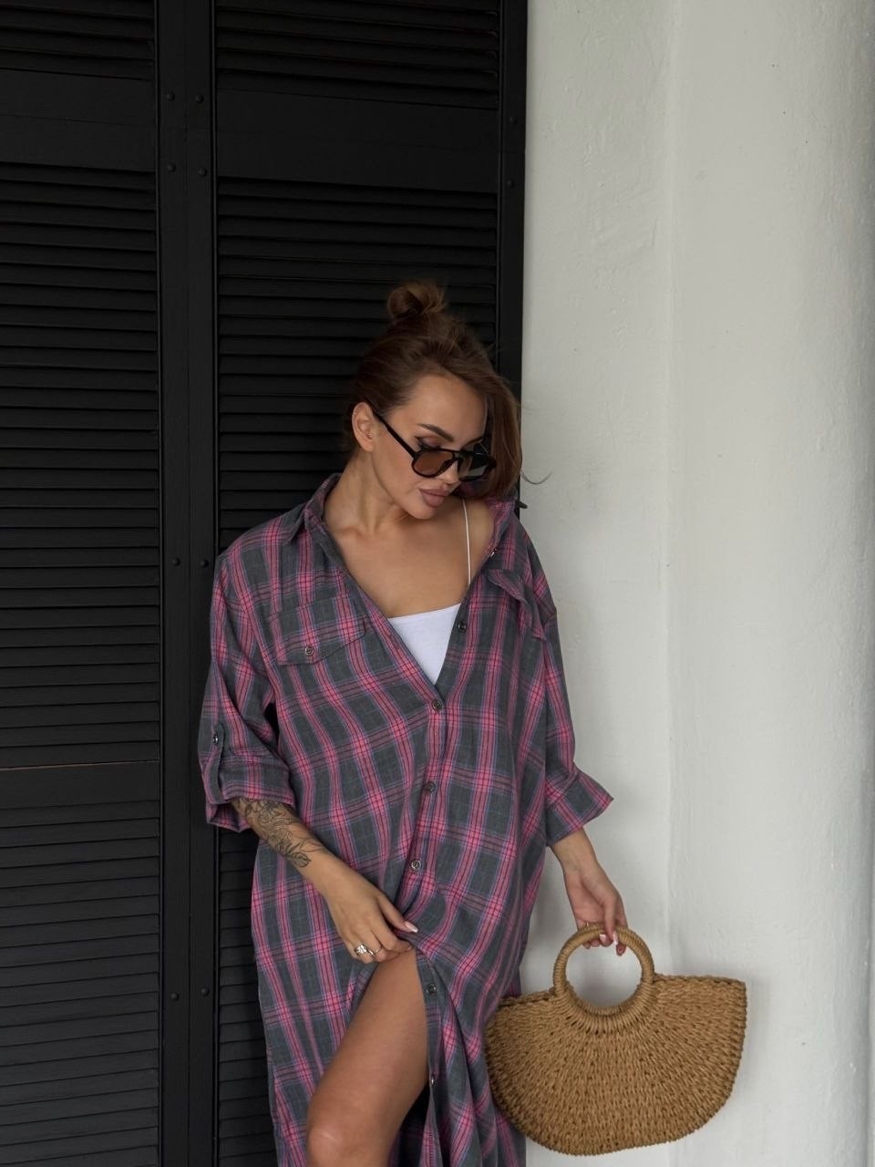 рубашка женская,рубашка в клетку оверсайз удлиненная,рубашка в клетку оверсайз женская,рубашка женская в клетку,удлиненная рубашка в клетку