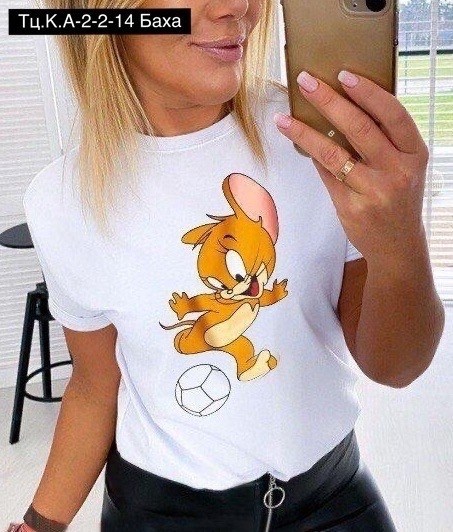 футболка женская багз банни,футболка с принтом том и джерри,футболки женская,футболка том и джерри,футболка женская багз