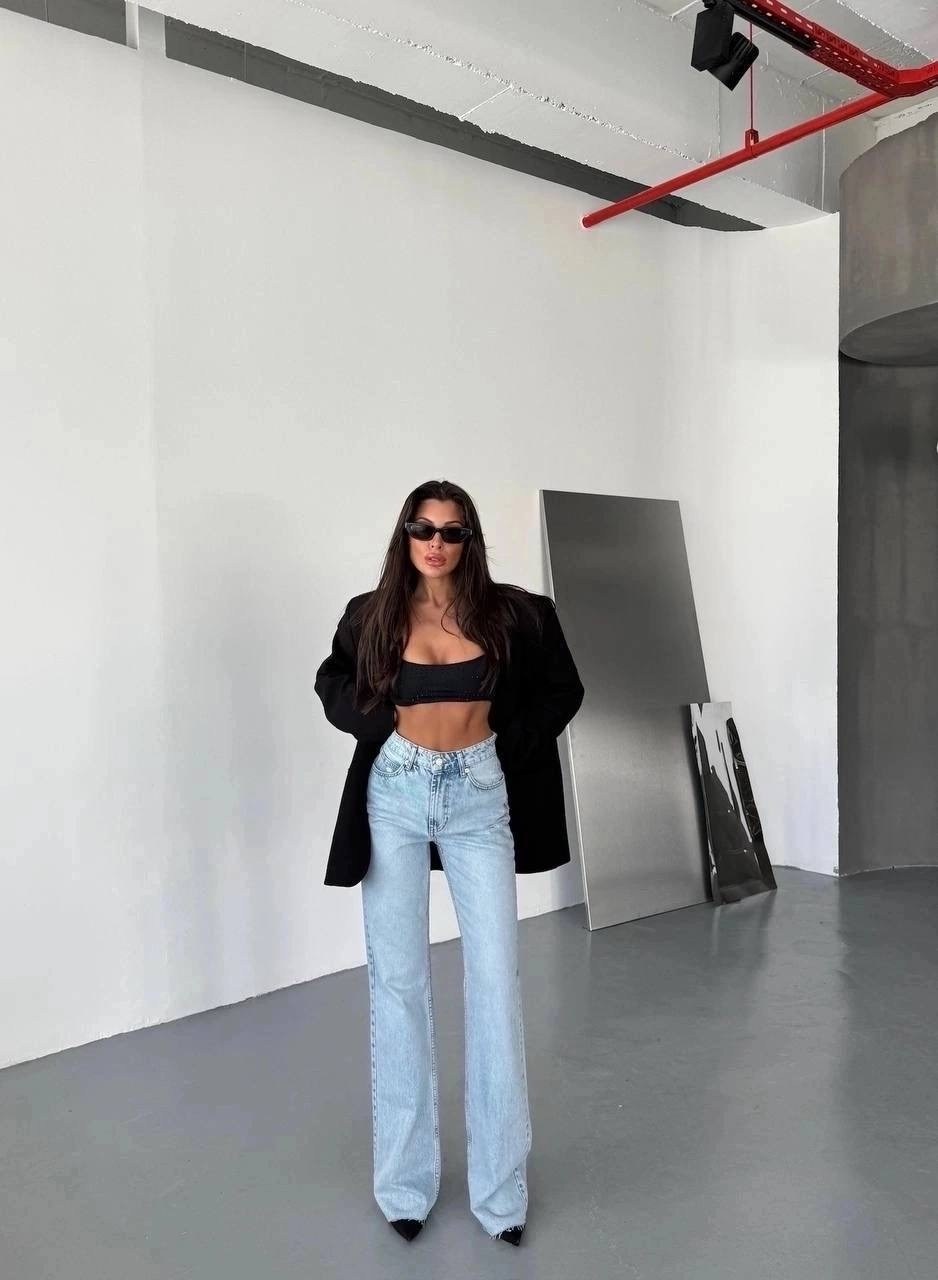 джинсы широкие трубы высокая посадка ella woman,джинсы трубы eliff,джинсы женские,джинсы,штаны джинсы
