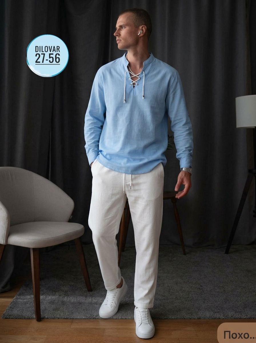 рубашка льняная мужская,рубашка льняная,рубашка мужская,повседневная рубашка,мужская мода