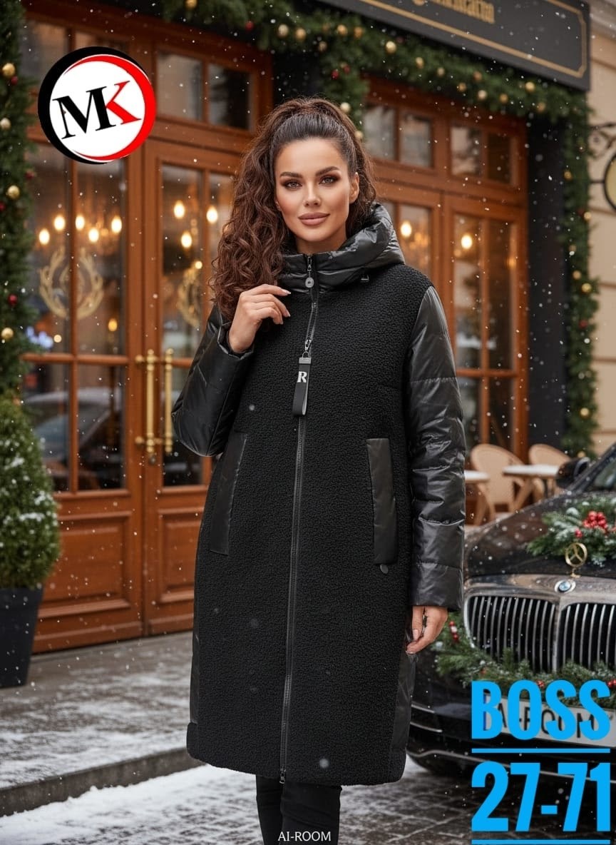 куртка удлиненная,куртка,зимние куртки,женская куртка,пальто комбинированное