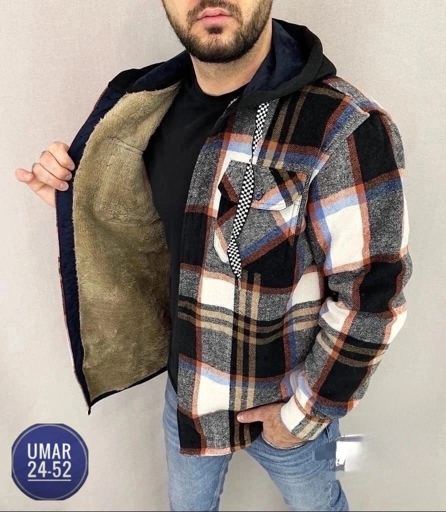 рубашка мужская с капюшоном,рубашка с капюшоном,рубашка на меху с капюшоном,рубашка на меху,рубашка мужская клетчатая