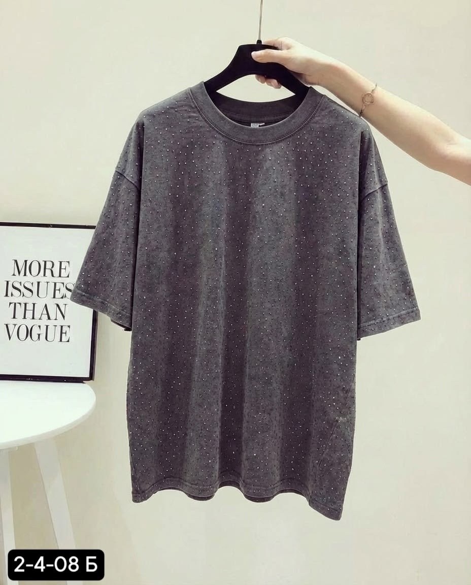 футболка в стразах варенка оверсайз gul brand,футболки женская,футболки женская оверсайз,футболка оверсайз с,футболки и майки