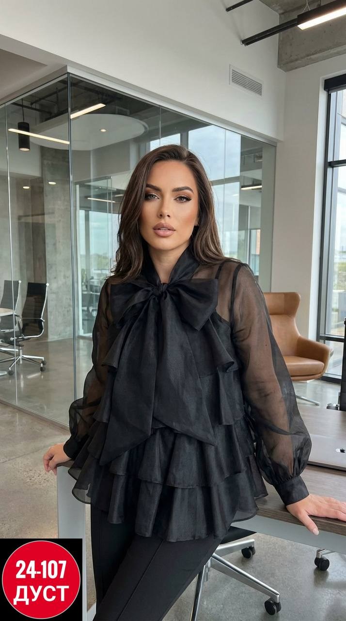 блузка из органзы,блуза,блузка шифоновая,женская блуза,женская блузка