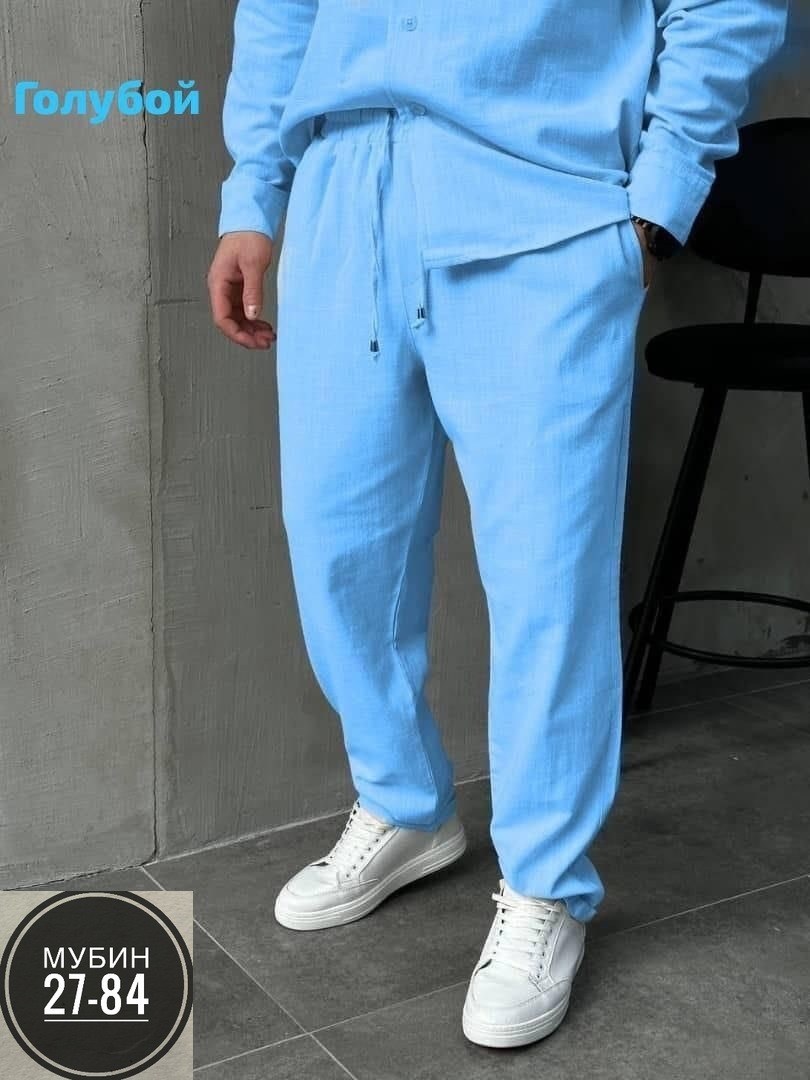 летний мужской льняной костюм,костюм брючный с рубашкой,костюм двойка для мужчин лен,льняной костюм,костюм двойка мужской из льна