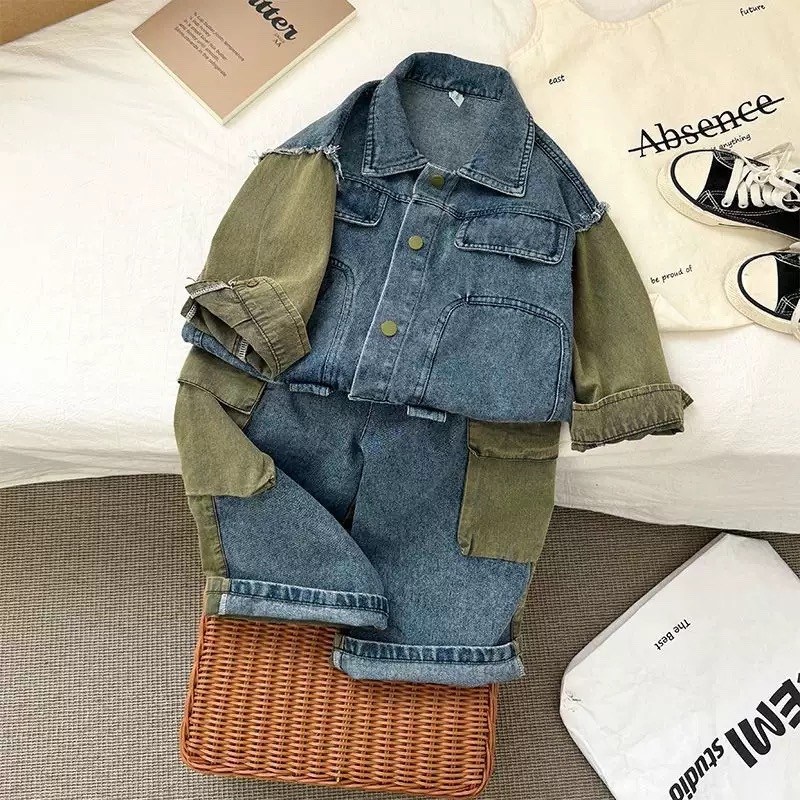 куртка джинсовая,джинсовый костюм детский,джинсовый костюм для мальчика,джинсовые костюмы,стильный джинсовый костюм