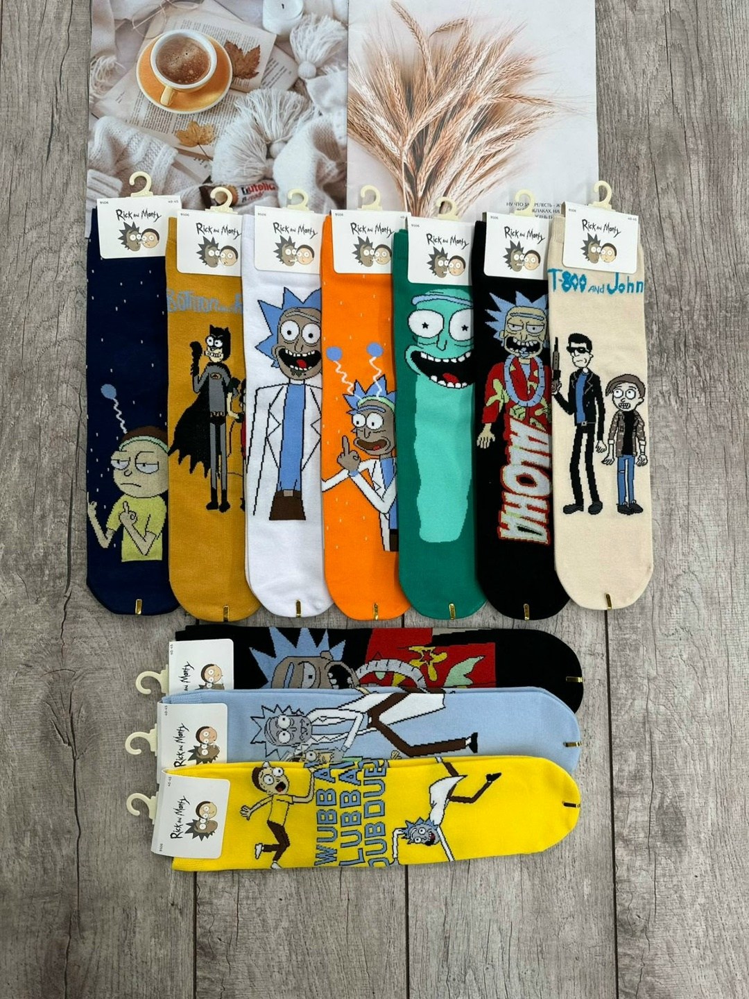 носки рик и морти,носки рик и морти мужские,носки рик,носки комплект,носки мужские комплект 10 пар