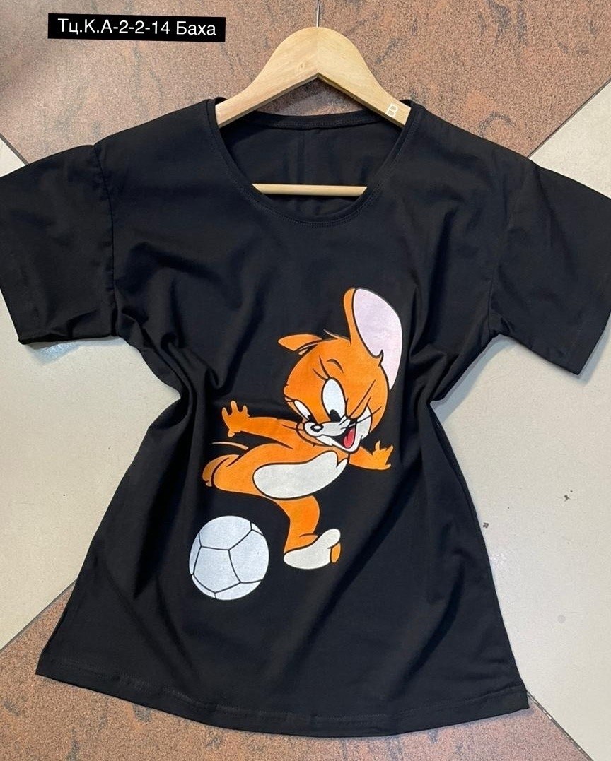 футболка женская багз банни,футболка с принтом том и джерри,футболки женская,футболка том и джерри,футболка женская багз