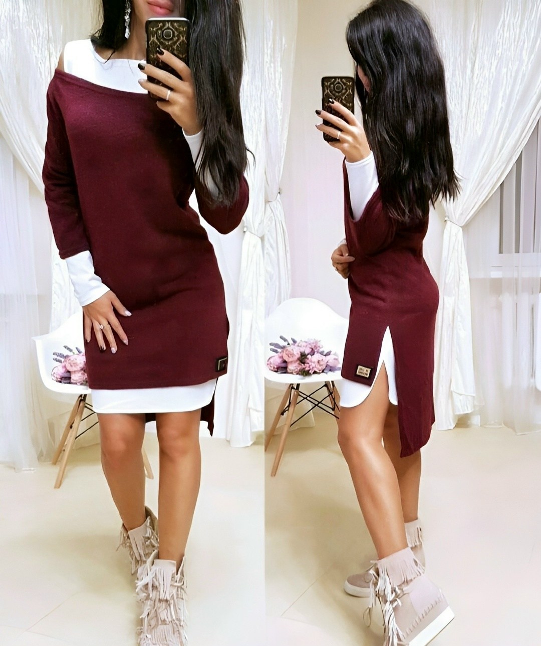 платье двойка,спортивное платье,платье двойка с кофтой,платье трикотажное,платье двойка платье и туника