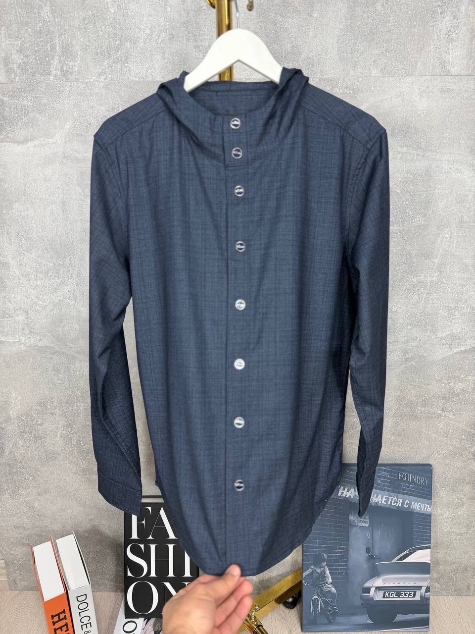 рубашка с капюшоном,рубашка с капюшоном kiton,рубашка с капюшоном мужская,рубашка кофта,рубашка мужская