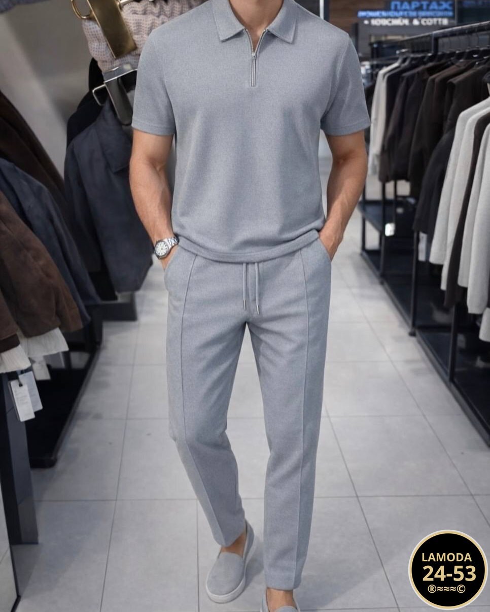 мужские спортивные костюмы,костюм брючный с поло футболкой martin wear 420739162,костюм летний мужской,костюм мужской повседневный,мужской костюм двойка