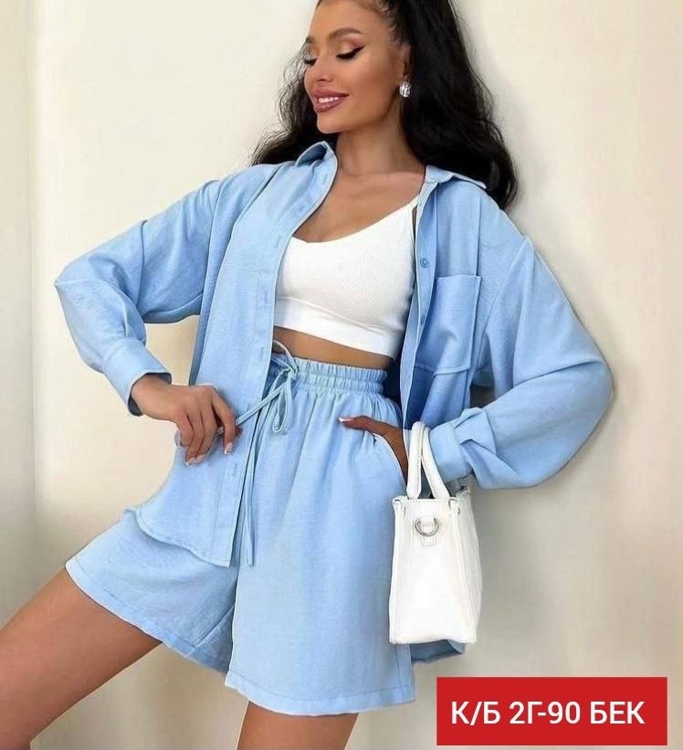 костюм женский с шортами и рубашкой,белые костюмы,костюм с шортами и рубашкой летний,стильные костюмы,костюм с шортами и рубашкой