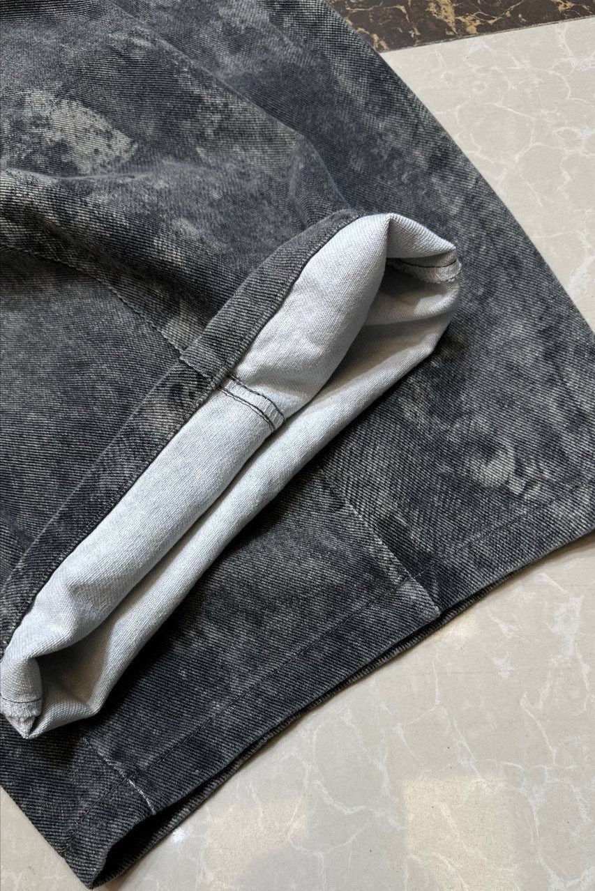 вареные серые джинсы incity,мужские джинсы,широкие джинсы,серые джинсы широкие,брюки джинсовые мужские