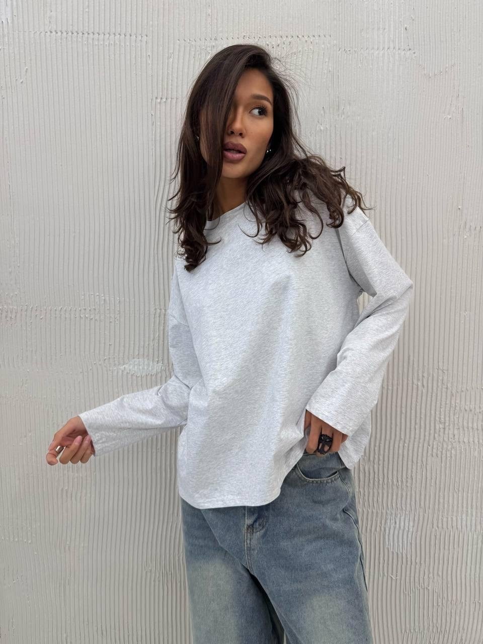 лонгслив оверсайз хлопок change! цвет коричневый,лонгслив женский оверсайз с длинными рукавами,лонгслив женский оверсайз,лонгслив оверсайз,лонгслив оверсайз хлопок