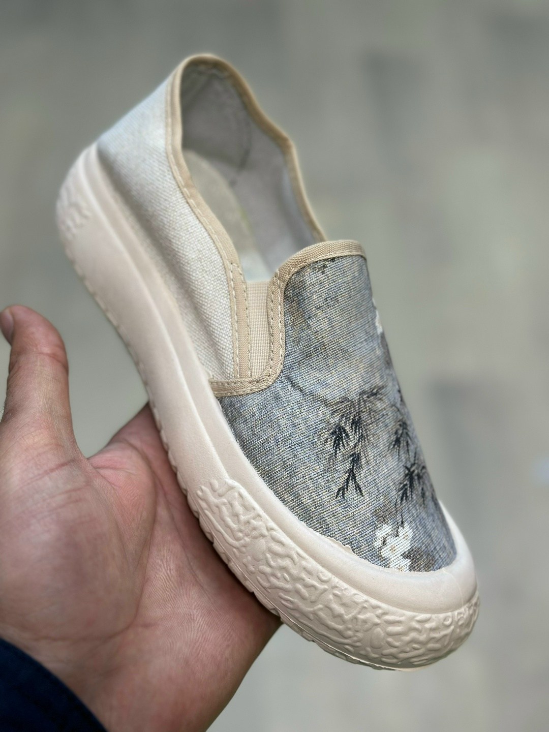 ,слипоны женские,повседневная ,парусиновая , летняя женская