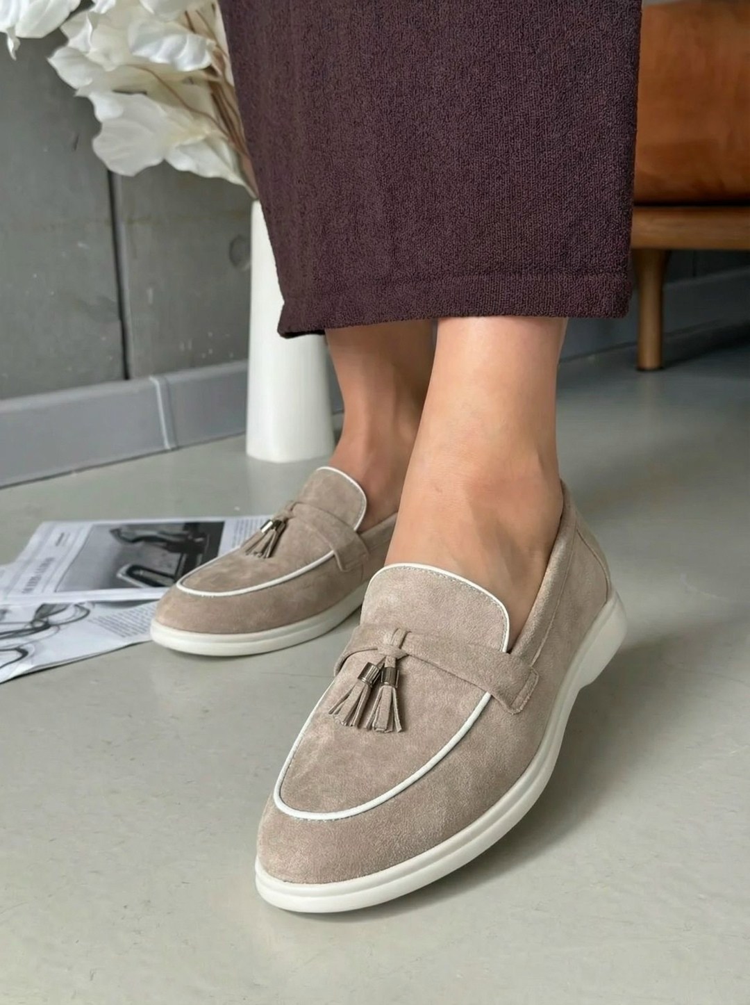 loro piana лоферы женские,,лоферы loro piana,лоферы женские туфли из натуральной замши,лоферы из натуральной замши