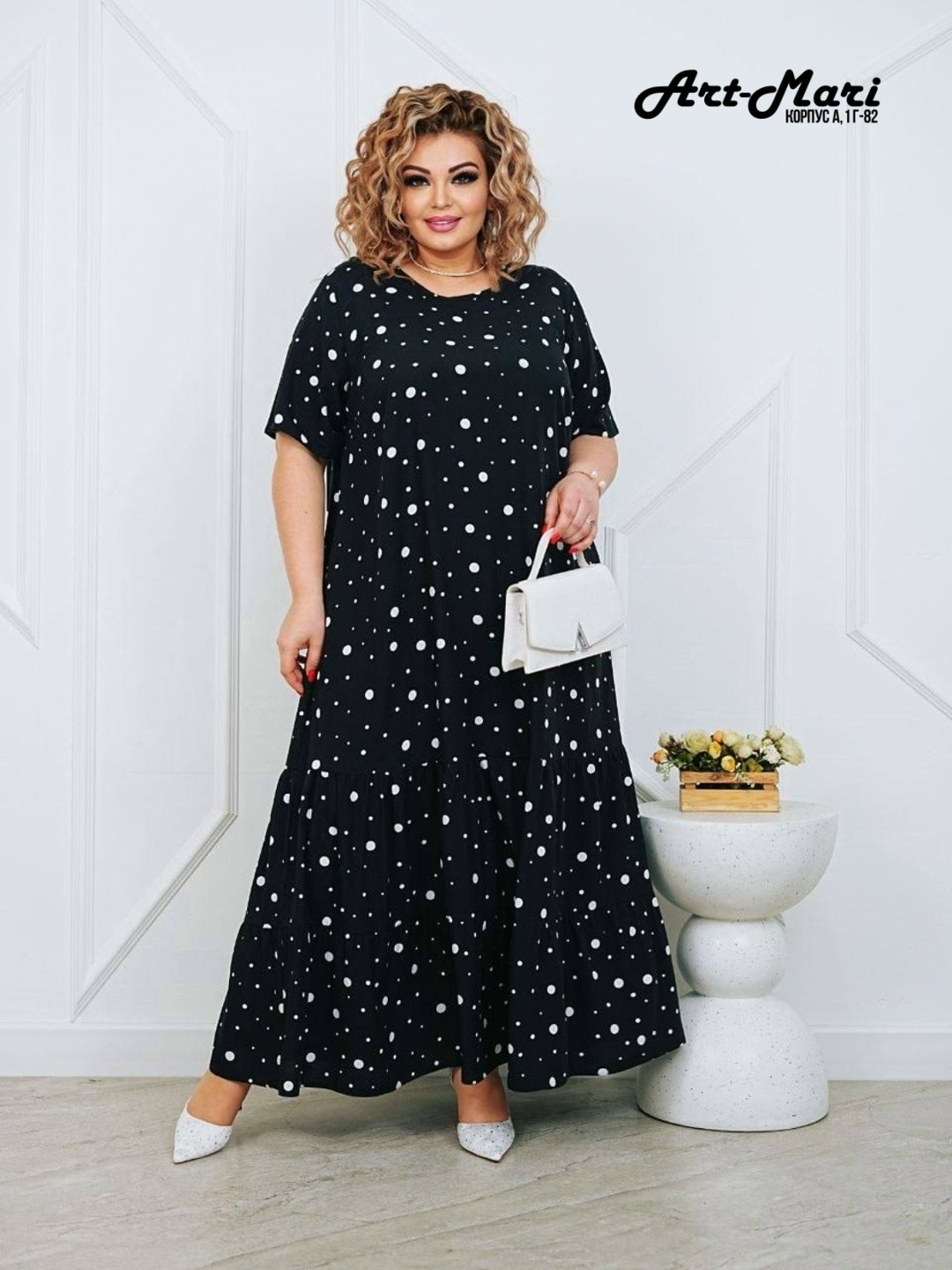 фасон платьев,платье женское,платье больших размеров,платья,платье в горошек