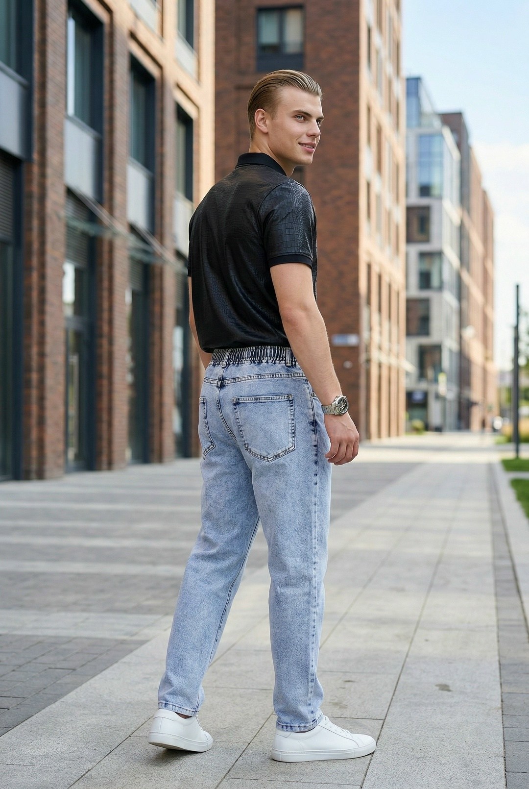 джинсы мужские,джоггеры джинсовые,джинсы джоггеры,серые джоггеры,джинсы бананы зауженные