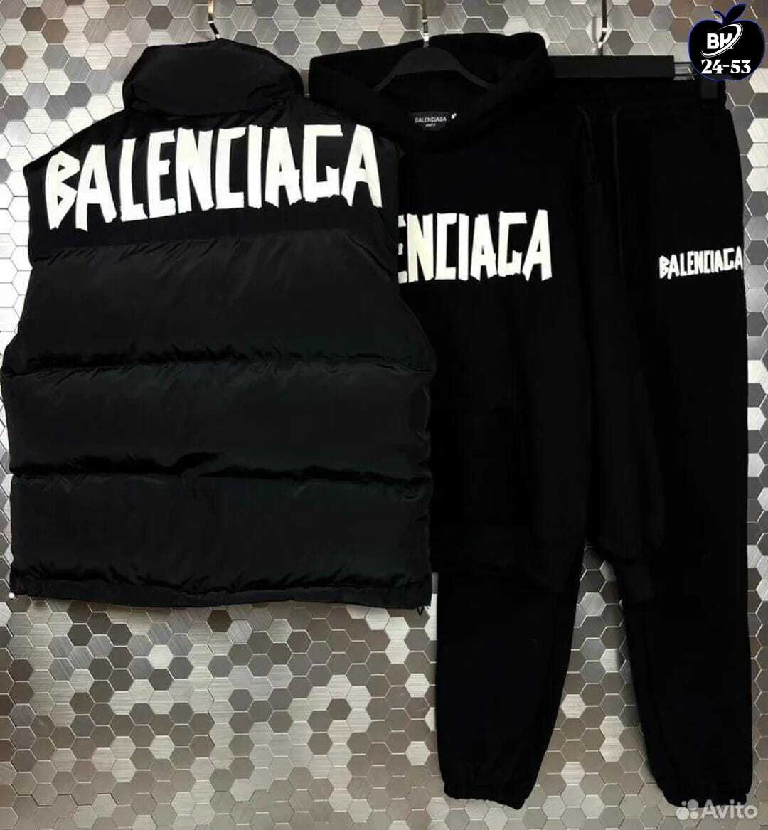 костюм тройка на флисе,теплый костюм,спортивный костюм баленсиага,пуховик balenciaga