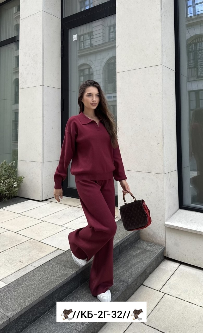 трикотажный костюм с брюками осенний amemerci,костюм женский,костюм вязаный с брюками sulimoff 285153459,спортивные костюм,трикотажный костюм с брюками осенний amemerci цвет бордовый