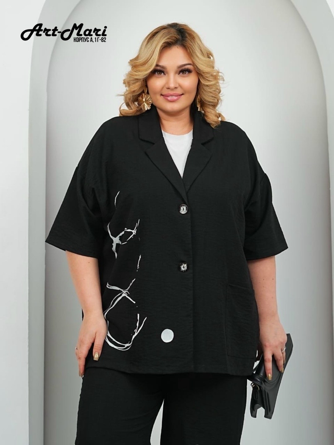 костюм летний брючный больших размеров plus size max fashion,женский брючный костюм,брючный костюм для полных женщин,брючной костюм,брючные костюмы для женщин