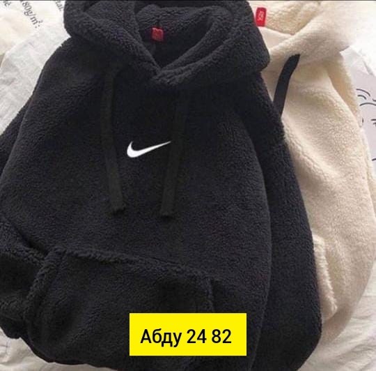 плюшевое худи,худи барашек,плюшевая худи nike,толстовка теплая,толстовка кофта